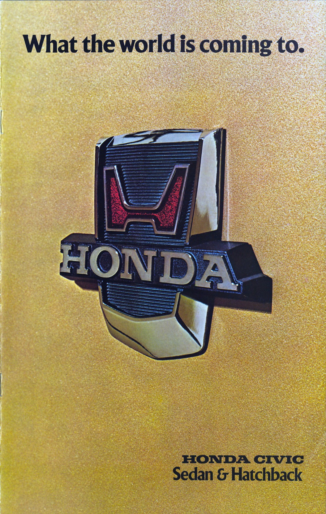 1976 Honda Civic Brochure Page 2